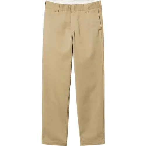 Master Pant Workwear Inspired Trousers , male, Sizes: W33, W32, W34, W36, W30 - Carhartt WIP - Modalova