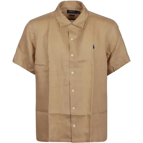 Vintage Khaki Sport Shirt , male, Sizes: L - Polo Ralph Lauren - Modalova