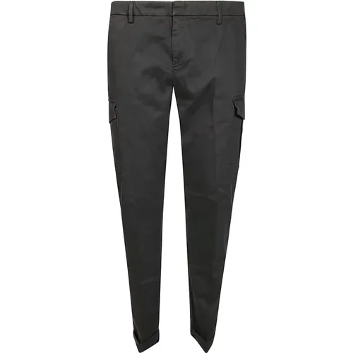 Cargo Gabardine Hose , Herren, Größe: W30 - Dondup - Modalova