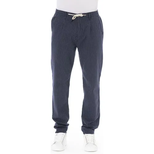 Chino Pants with Drawstring Closure , male, Sizes: W34, W30, W32, W36, W38 - Baldinini - Modalova