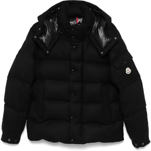 Wool Down Jacket Quilted Design , male, Sizes: 3XL - Moncler - Modalova