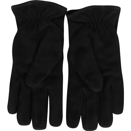 Schwarze Handschuhe für Männer Aw24 - Lardini - Modalova