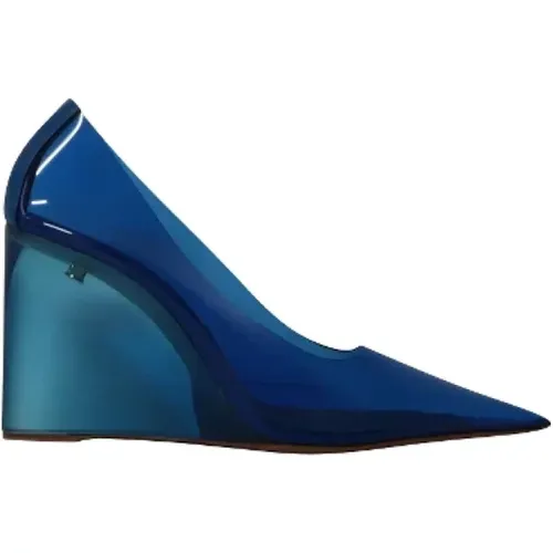 Pre-owned Plastic heels , female, Sizes: 6 1/2 UK - Amina Muaddi Pre-owned - Modalova