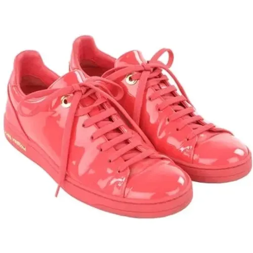 Pre-owned Leather sneakers , female, Sizes: 3 1/2 UK - Louis Vuitton Vintage - Modalova