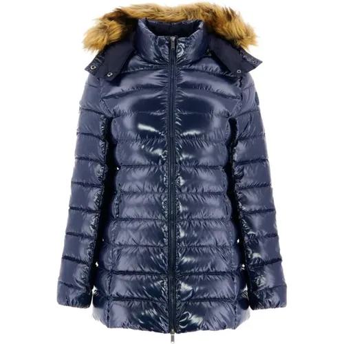 Quilted Parka with Faux Fur Hood , female, Sizes: S, XL, L, 2XL - Jott - Modalova