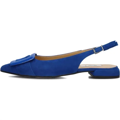 Blaue Slingback Eleganter Stil Schuhe , Damen, Größe: 39 EU - Notre-v - Modalova