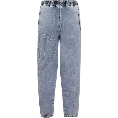 Denim Elastic Waist Jeans , male, Sizes: S, XL, L, M - Diesel - Modalova