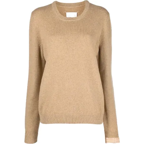 Luxe Wool Cashmere Pullover , female, Sizes: M - Maison Margiela - Modalova