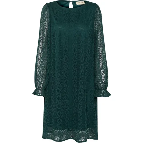 Elegant Embroidered Dress Ponderosa Pine , female, Sizes: 2XL, XS, M, L, S - Cream - Modalova