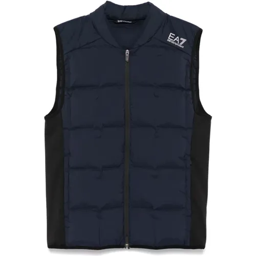 Quilted Padded Sleeveless Jacket , male, Sizes: 2XL, L, 3XL, M, S, XL - Emporio Armani EA7 - Modalova