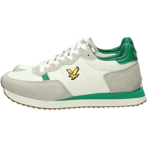 Moderne Stoff-Sneaker , Herren, Größe: 41 EU - Lyle & Scott - Modalova