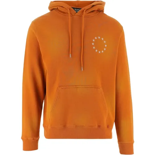 Sweatshirt made of cotton Hood with drawstring Pouch pocket Star detail on chest and back Made in Portugal Composition: 100% cotton , male, Sizes: S - Études - Modalova