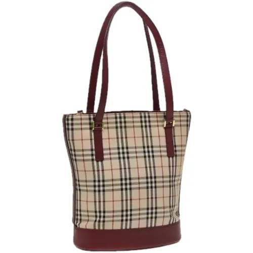 Pre-owned Canvas totes , female, Sizes: ONE SIZE - Burberry Vintage - Modalova