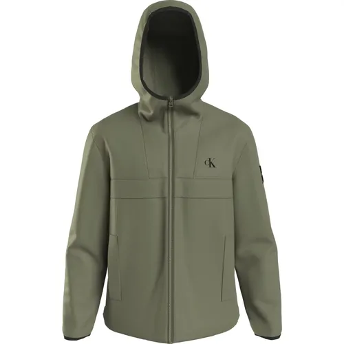 Noos Mens Jacket with Fabric , male, Sizes: M, L, XL, S - Calvin Klein - Modalova
