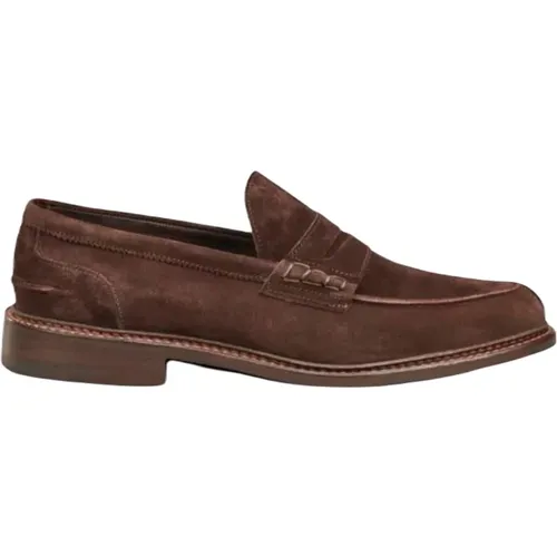 Suede Moccasin Sandals , male, Sizes: 6 1/2 UK - Tricker's - Modalova