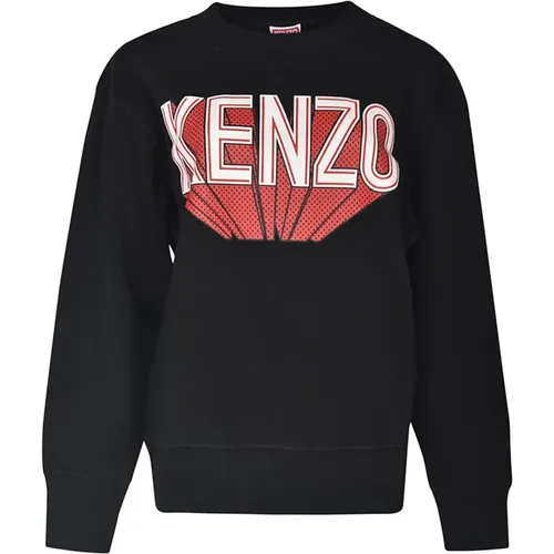 Logo-Print Sweater , female, Sizes: M, XS - Kenzo - Modalova