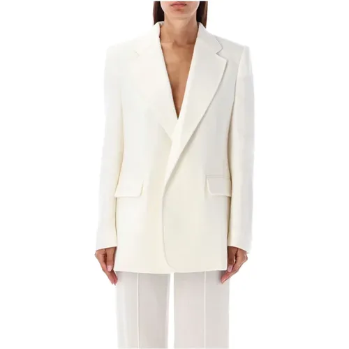 Luxuriöser weißer Blazer aus Wollmischung - Chloé - Modalova