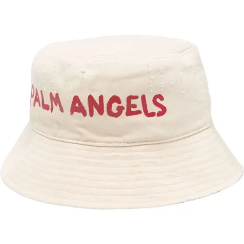 Hats with Ripped Detailing , female, Sizes: ONE SIZE - Palm Angels - Modalova