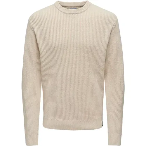 Herren Honigwaben Effekt Pullover - Only & Sons - Modalova