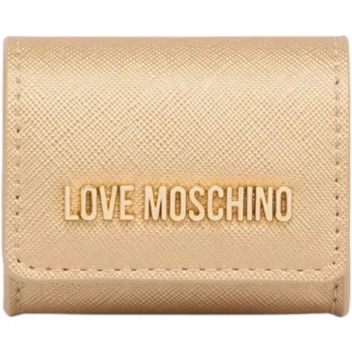 Damen Schlüsselanhänger, Kunstleder, Stilvolles Modell , Damen, Größe: ONE Size - Love Moschino - Modalova