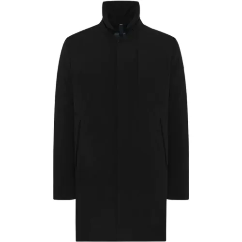 Schwarzer Trenchcoat - Super Komfortabel, Leicht, Verstaubar , Herren, Größe: 3XL - Duno - Modalova