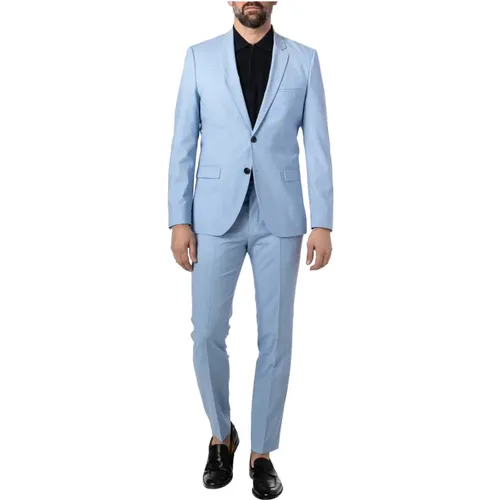 Men's Light Wool Suit , male, Sizes: S, 2XL, XL, L - Hugo Boss - Modalova