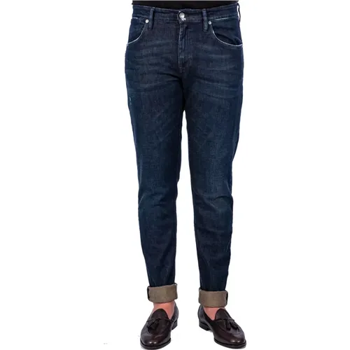 Slim-fit Jeans , male, Sizes: W35 - Siviglia - Modalova