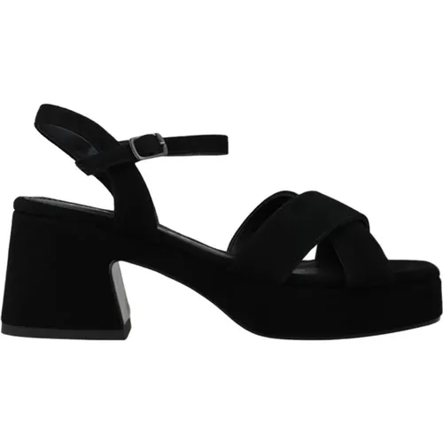 Schwarze Wildleder-Kleidsandalen für Frauen - Lodi - Modalova