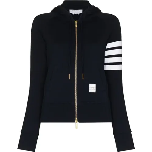 Bar stripe hoodie , female, Sizes: 2XS - Thom Browne - Modalova