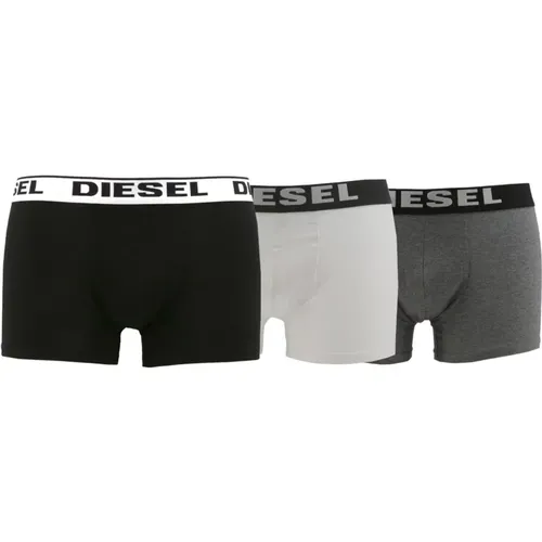 Mens Cotton Boxer Shorts Tri-Pack , male, Sizes: S - Diesel - Modalova