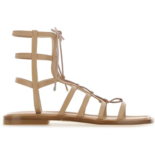 Summer Chic Flat Sandals , female, Sizes: 4 1/2 UK, 7 1/2 UK - Stuart Weitzman - Modalova