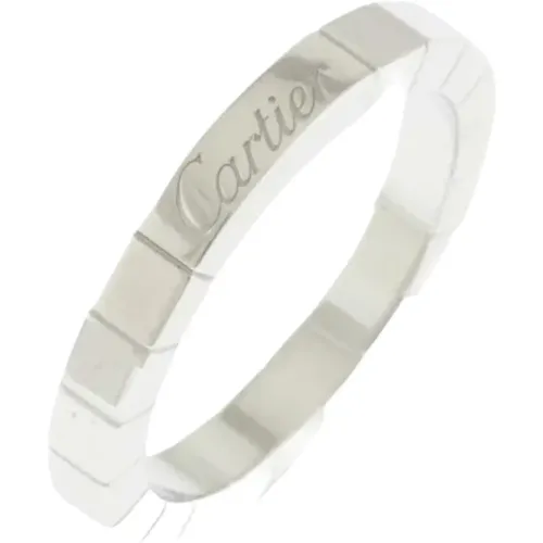 Pre-owned White Gold rings , female, Sizes: ONE SIZE - Cartier Vintage - Modalova