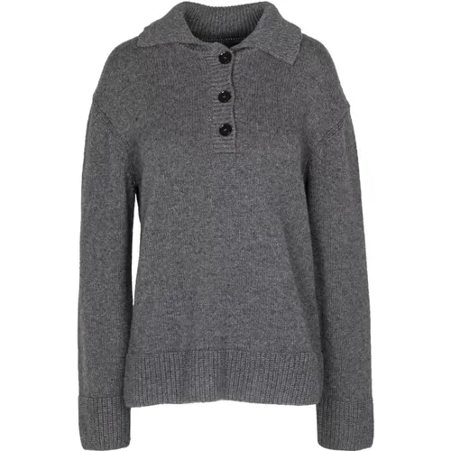 Kaschmir Polo Pullover , Damen, Größe: M - Liviana Conti - Modalova