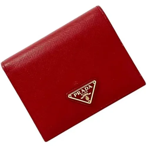 Pre-owned Leather wallets , female, Sizes: ONE SIZE - Prada Vintage - Modalova