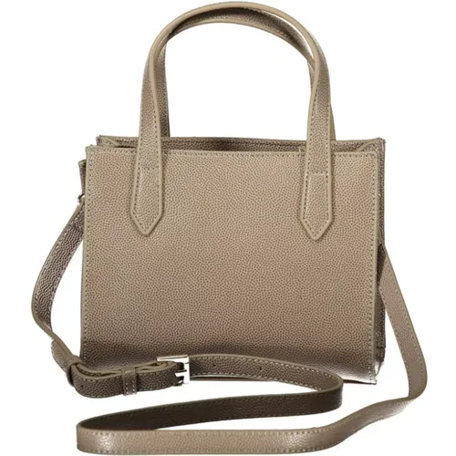 Braune Polyethylen-Handtasche | Stilvolles Modell , Damen, Größe: ONE Size - Valentino by Mario Valentino - Modalova