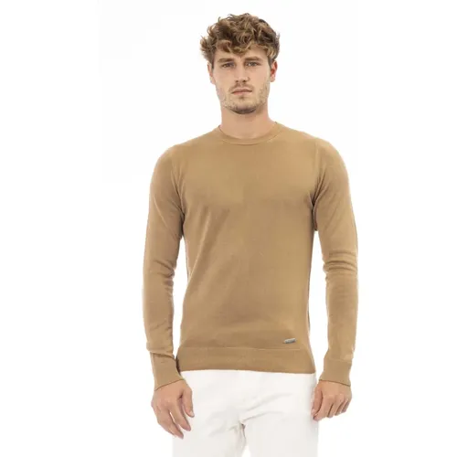 Trendiger Pullover mit Langen Ärmeln und Rundhalsausschnitt,Langarm Crewneck Pullover - Baldinini - Modalova