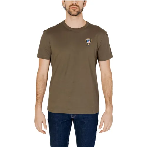 Mens T-Shirt - Spring/Summer Collection , male, Sizes: L, M, XL - Blauer - Modalova