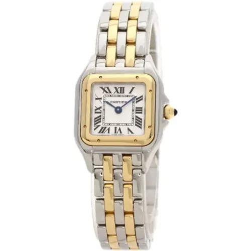 Pre-owned Gold watches , female, Sizes: ONE SIZE - Cartier Vintage - Modalova