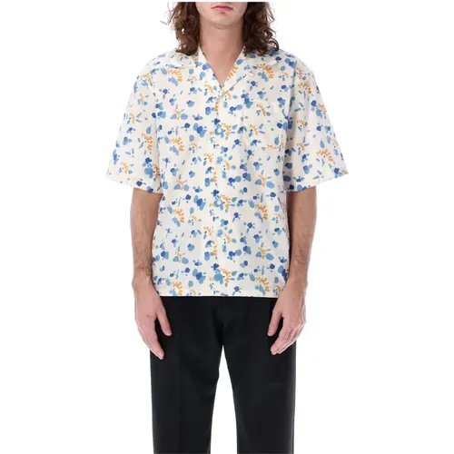 Floral Bowling Shirt , male, Sizes: L, M - Marni - Modalova
