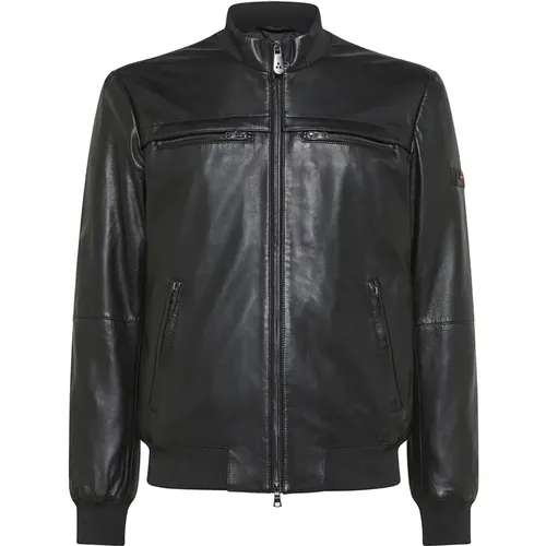 Biker Jacket in Soft Nappa Leather , male, Sizes: S, 2XL, L, M, XL - Peuterey - Modalova