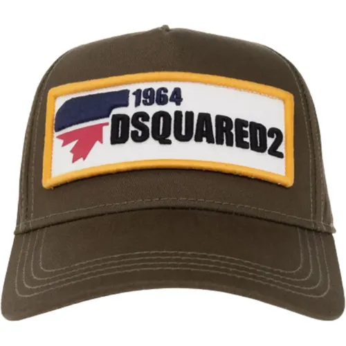 Military Style Hat with Logo , unisex, Sizes: L, M - Dsquared2 - Modalova
