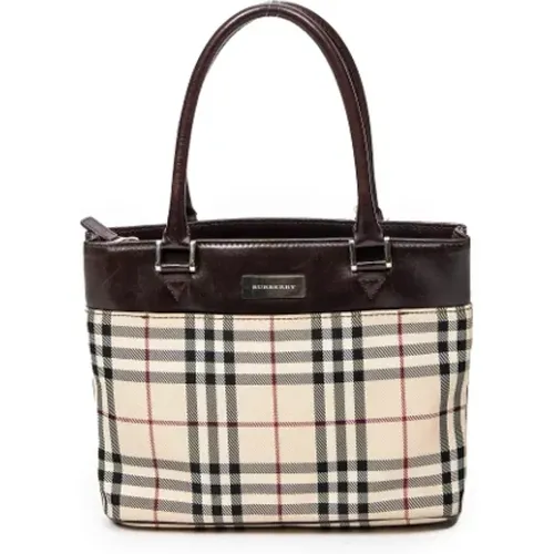 Pre-owned Canvas totes , female, Sizes: ONE SIZE - Burberry Vintage - Modalova