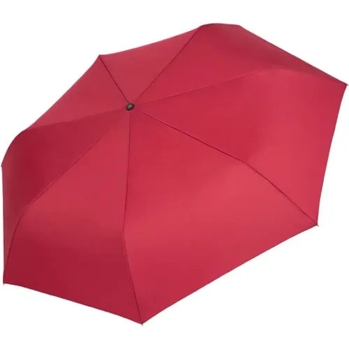 Roter winddichter Regenschirm , Herren, Größe: ONE Size - Piquadro - Modalova