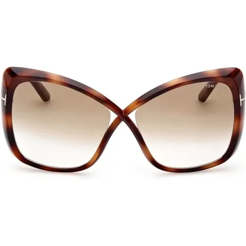 Square Sunglasses Ft0943 53F , female, Sizes: 63 MM - Tom Ford - Modalova