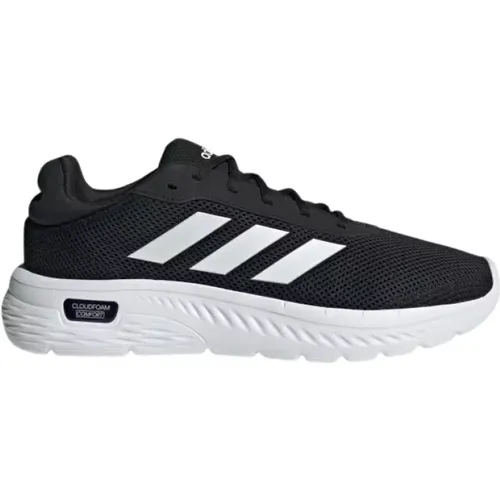 Bequeme Cloudfoam Sneakers Schwarz , Herren, Größe: 42 2/3 EU - Adidas - Modalova