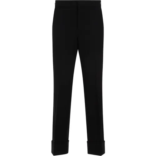 Wool Slim Trousers Horsebit Detail , female, Sizes: S, 2XS - Gucci - Modalova