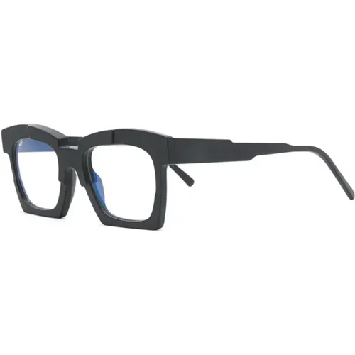 Schwarze Optische Brille für den täglichen Gebrauch , unisex, Größe: 51 MM - Kuboraum - Modalova