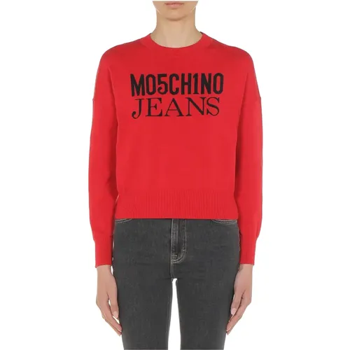 Crew Neck Sweater Moschino - Moschino - Modalova