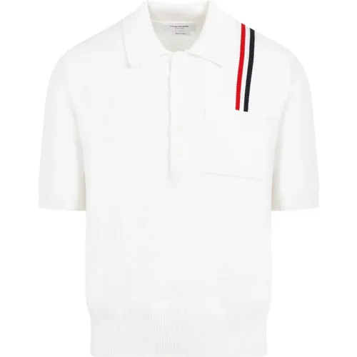 Cotton Polo Shirt , male, Sizes: 2XL - Thom Browne - Modalova