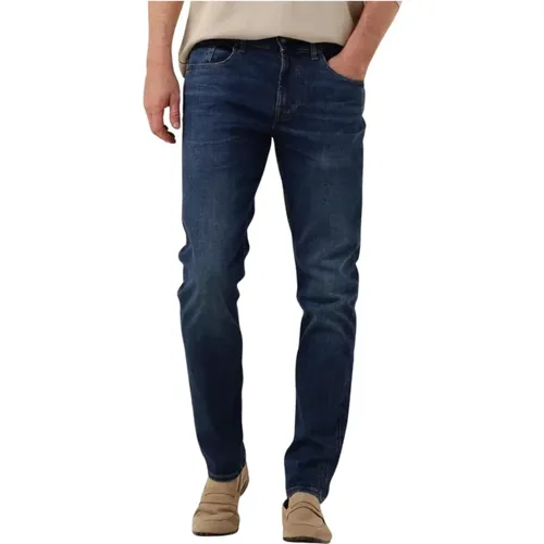 Slimmy Tapered Jeans , Herren, Größe: W31 - 7 For All Mankind - Modalova